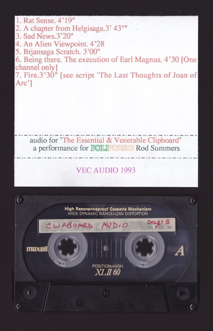 Audio for the Essential and Venerable Clipboard