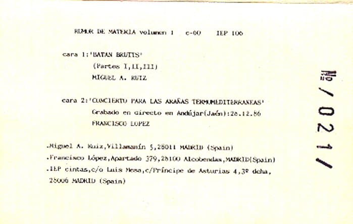 Rumor di Materia Vol.1