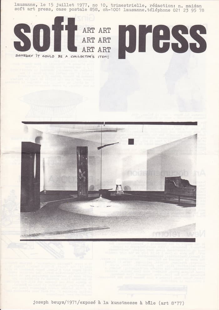 Soft Art Press No.10 (July 1977)