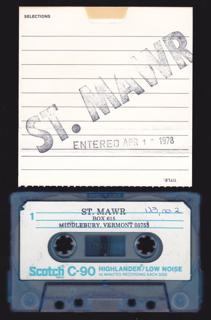 St. Mawr Jazz peotry Tape No.2