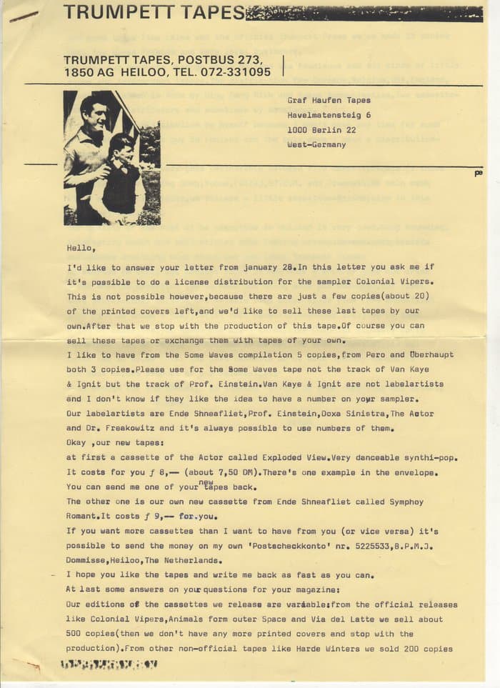 Trumpett letters