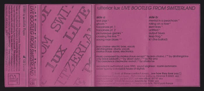Live Bootleg From Switzerland