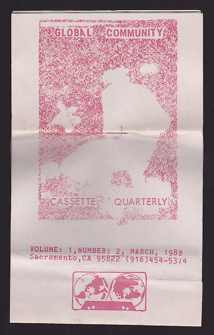 The global community cassette quarterly Volume 1 Number 2