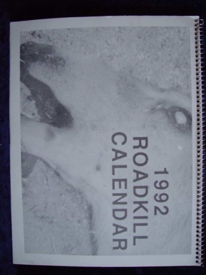 Road Kill Calender