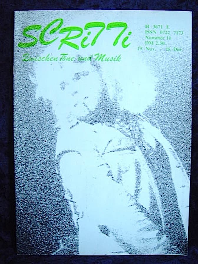 Scritti 11 (November 1982)