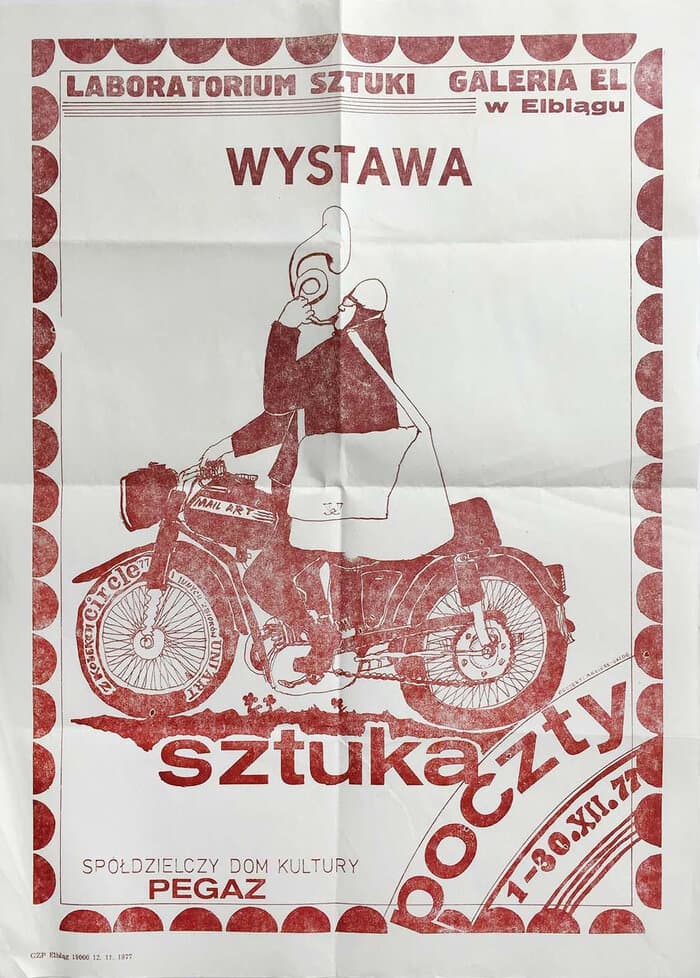 Wystawa Sztuka Mail Art Poster