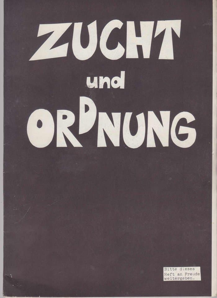 Zucht und Ordnung 1