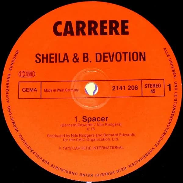 Sheila & B. Devotion — Spacer