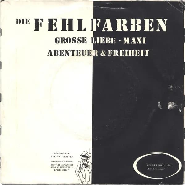 Fehlfarben — Große Liebe - Maxi / Abenteuer & Freiheit