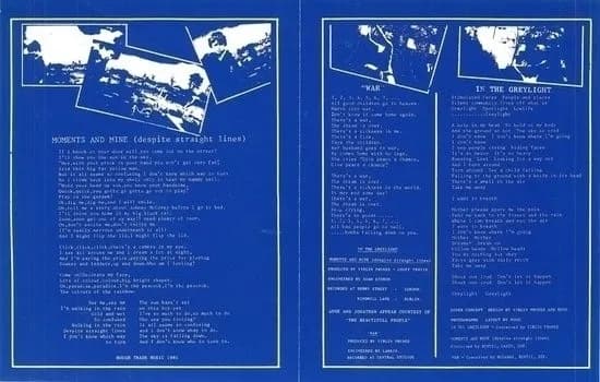 Virgin Prunes — Moments And Mine (Despite Straight Lines)