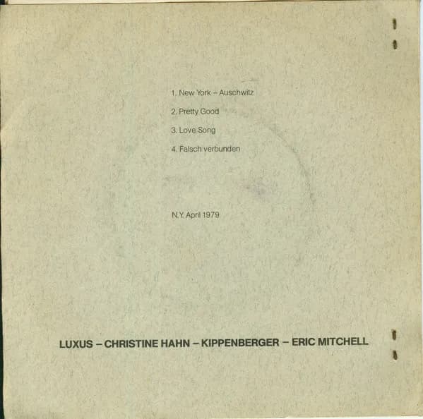 Luxus (18) — The Person Who Can’t Dance Says The Band Can’t Play
