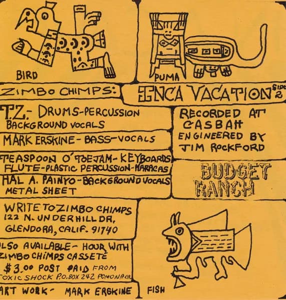 Zimbo Chimps — In A Cave / Inca Vacation