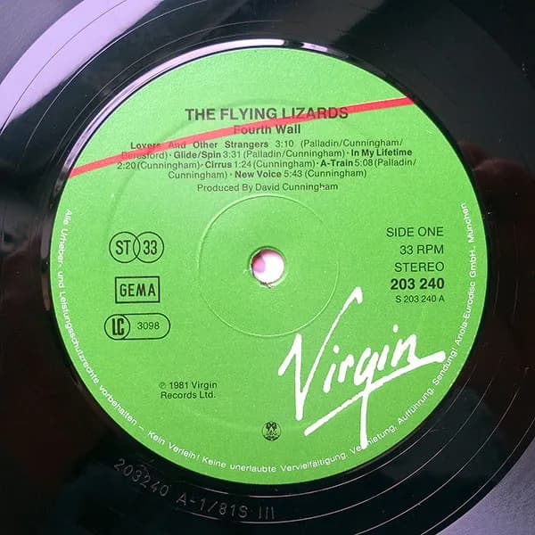 The Flying Lizards — Fourth Wall
