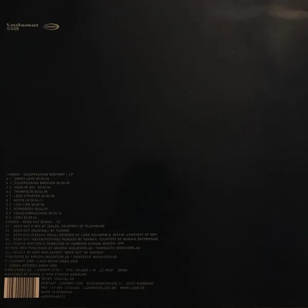 Turner — Disappearing Brother