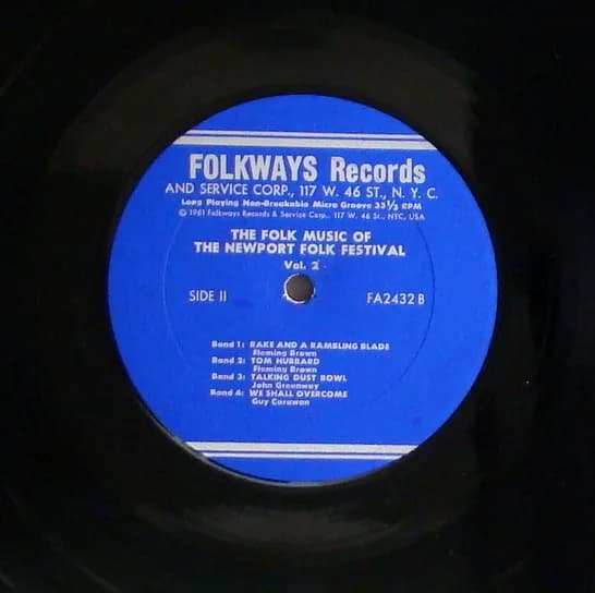Various — The Folk Music Of The Newport Folk Festival 1959-1960 Vol. 2