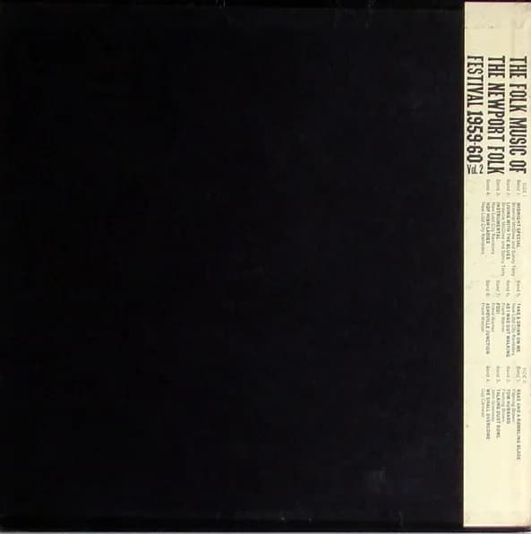 Various — The Folk Music Of The Newport Folk Festival 1959-1960 Vol. 2