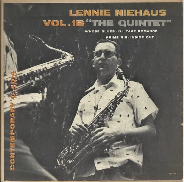 Lennie Niehaus — Vol.1B "The Quintet"