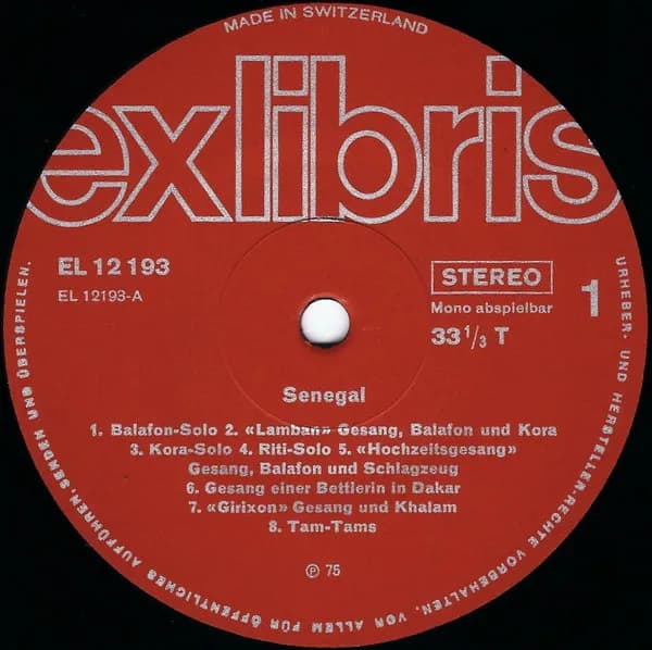 Unknown Artist — Senegal = Sénégal