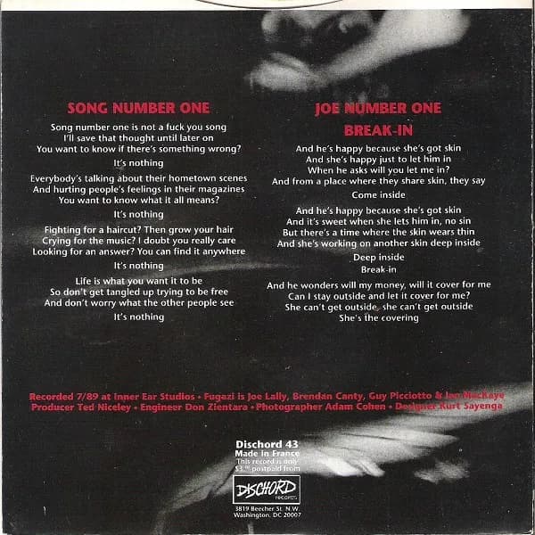 Fugazi — 3 Songs