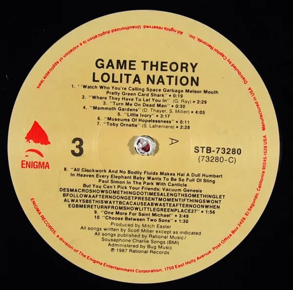 Game Theory — Lolita Nation