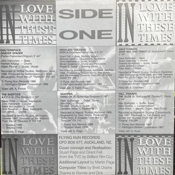 Various — In Love With These Times