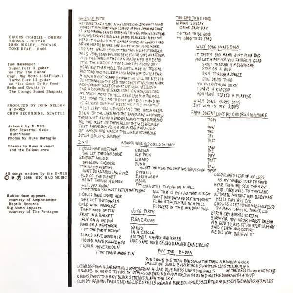 U-Men (2) — Step On A Bug