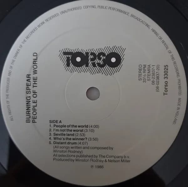 Burning Spear — People Of The World