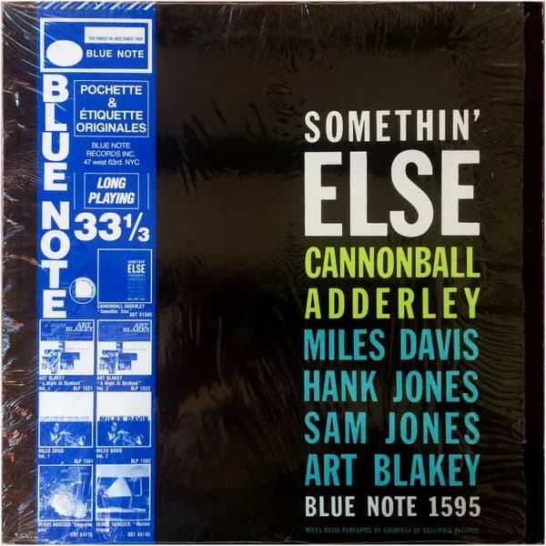 Cannonball Adderley, Miles Davis, Hank Jones, Sam Jones, Art Blakey — Somethin' Else