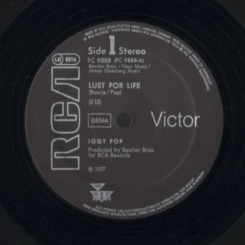Iggy Pop — Lust For Life / The Passenger