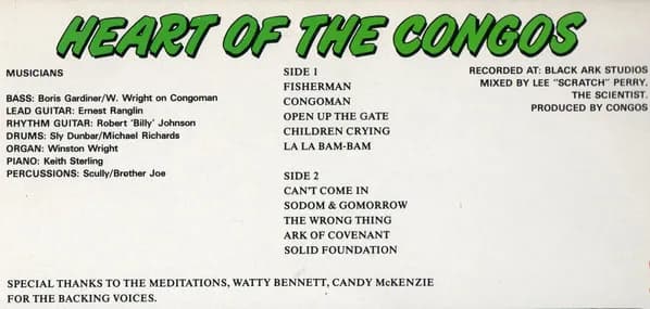 The Congos — Heart Of The Congos