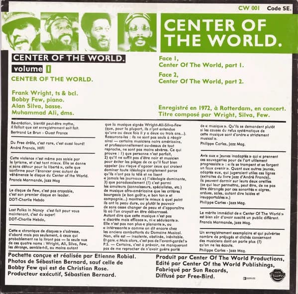 Center Of The World — Center Of The World. Volume I