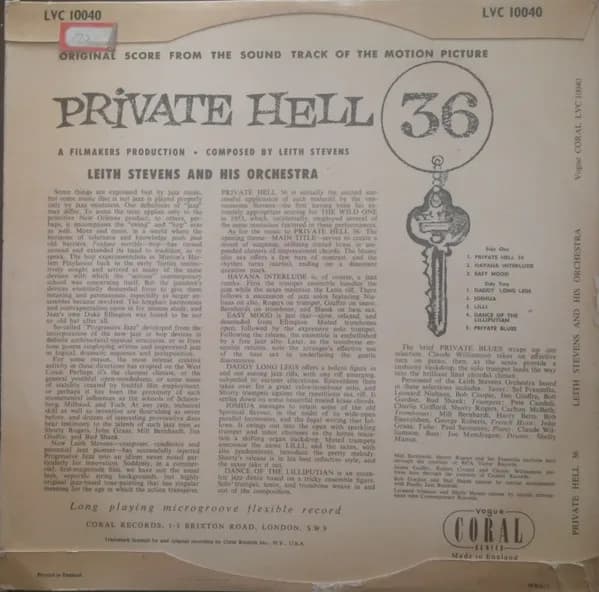 Leith Stevens & His Orchestra, Leith Stevens — Private Hell 36