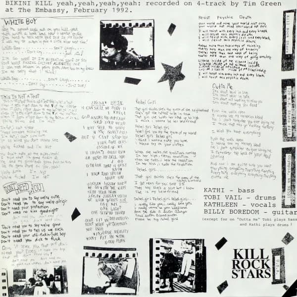 Bikini Kill / Huggy Bear (3) — Yeah Yeah Yeah Yeah / Our Troubled Youth