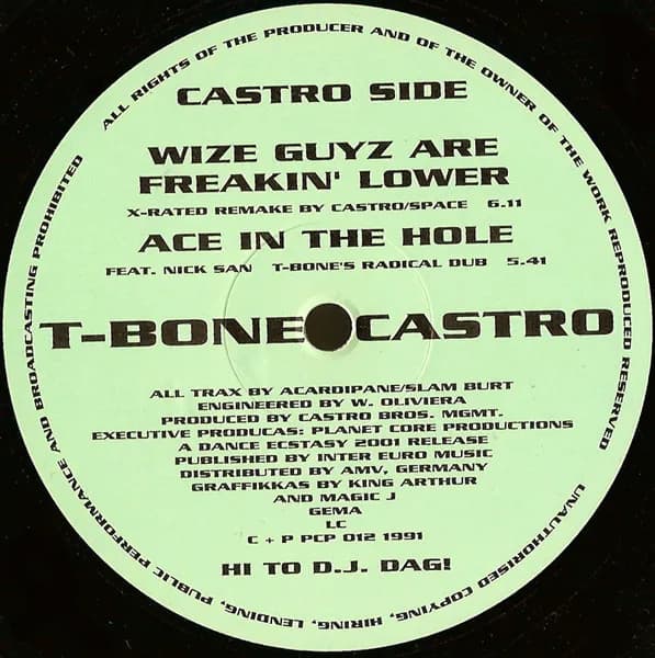 T-Bone Castro / Ace The Space — 4-Track E.P. / Ace In The Hole