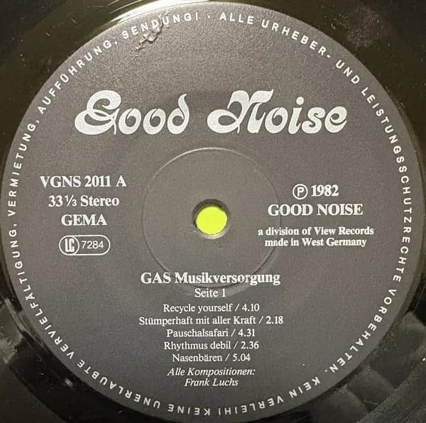 Gas (8) — Musikversorgung