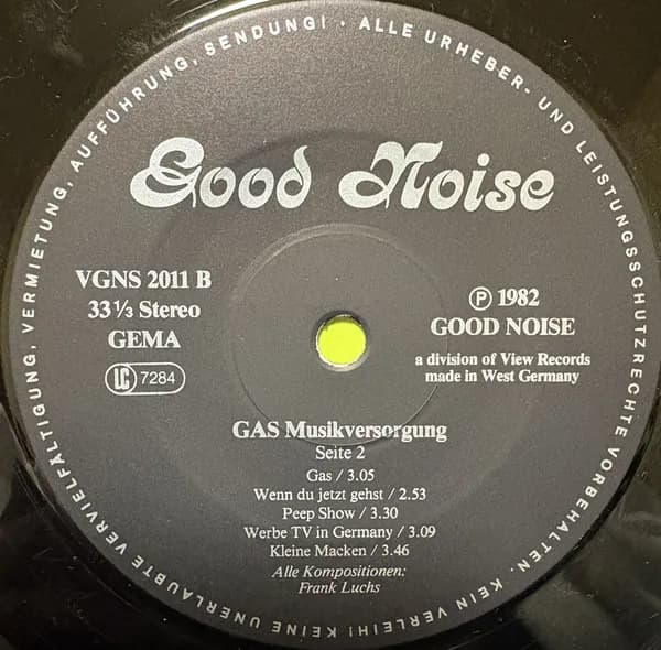 Gas (8) — Musikversorgung