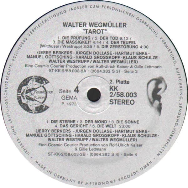 Walter Wegmüller — Tarot
