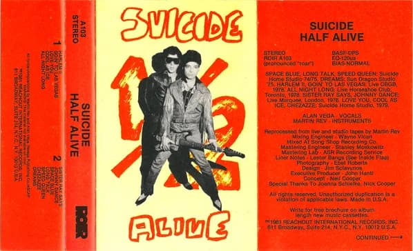 Suicide — 1/2 Alive