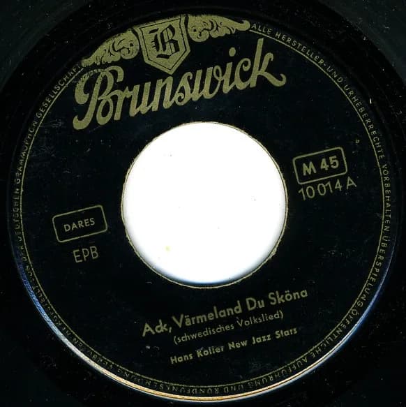 Hans Koller New Jazz Stars / Jutta Hipp Combo — Aufnahmen Vom Deutschen Jazz-Festival 1954