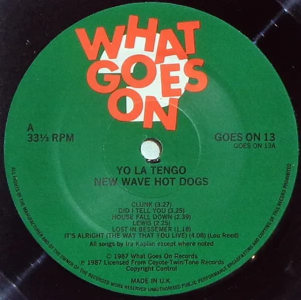 Yo La Tengo — New Wave Hot Dogs