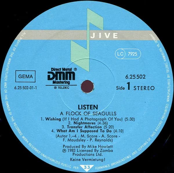 A Flock Of Seagulls — Listen