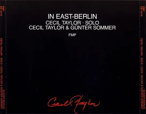Cecil Taylor & Günter Sommer — In East-Berlin