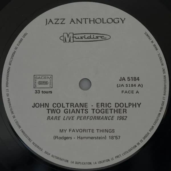 John Coltrane / Eric Dolphy — Two Giants Together - Rare Live Performance 1962