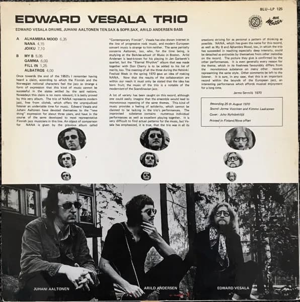 Edward Vesala Trio — Nana