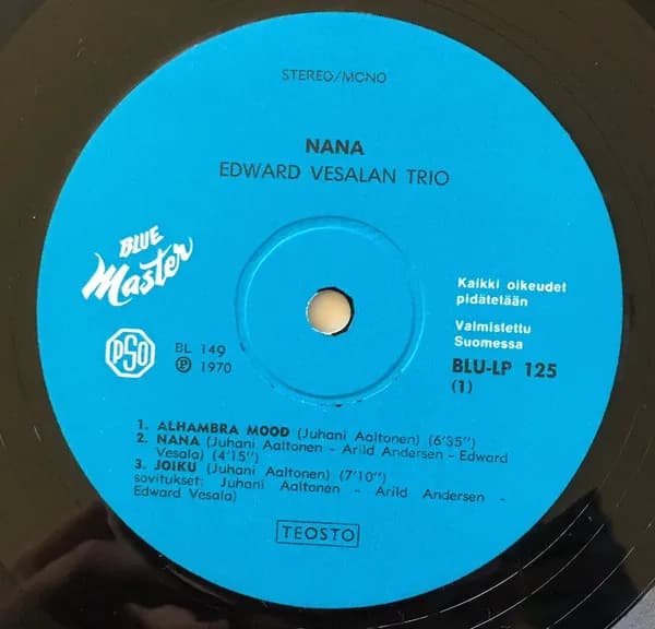 Edward Vesala Trio — Nana