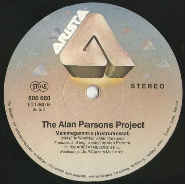 The Alan Parsons Project — Sirius - Eye In The Sky / Mammagamma