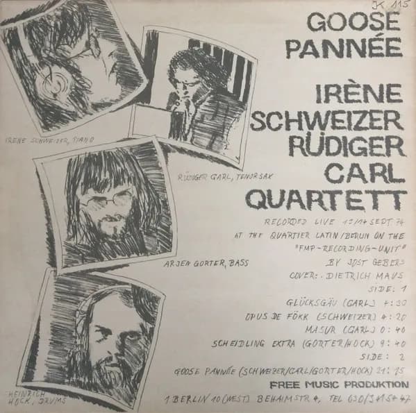 Schweizer-Carl-Quartet — Goose Pannée