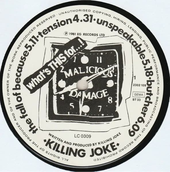 Killing Joke — What's This For...!