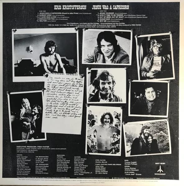Kris Kristofferson — Jesus Was A Capricorn