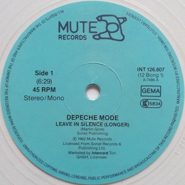 Depeche Mode — Leave In Silence